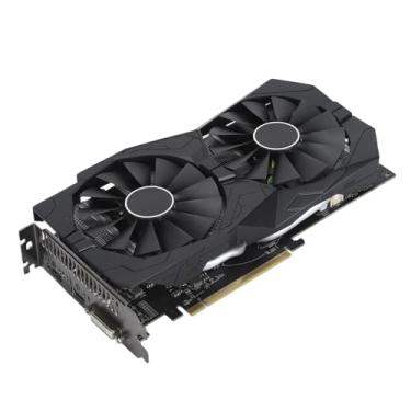 Imagem de RX580 8 GB de Placa Gráfica, GDDR5 GPU de 256 Bits, 2 fã de Resfriamento PCIE 3.0 X16 Placa de Vídeo, Placa de Computação de Computadores Com HDMI, DP, Portas DVI