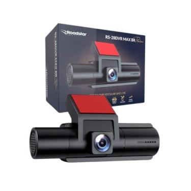 Imagem de Câmera Int Dash CAM 2.5K DVR Ângulo de Captura Amplo 170ª Roadstar - R