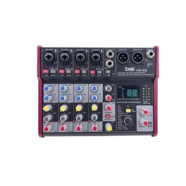 Imagem de Mesa de audio 04 canais onepro um-68 - ONELIGHT, 3 meses