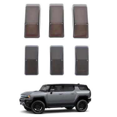 Imagem de Guarnição da tampa da lâmpada de luz de liberação superior do veículo automotivo compatível com acessórios Hummer EV SUV 2024 2025+, guarnição da tampa da lâmpada do teto da cabine dianteira/traseira