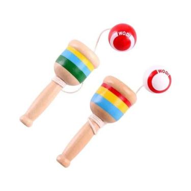 Imagem de Montessori Habilidade De Madeira Espada Copo Brinquedo Educativo Para 