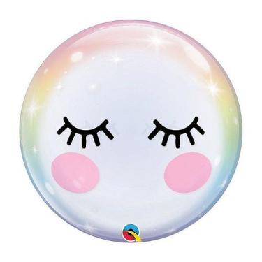 Imagem de Balão de Festa Bubble 22" 56cm - Cílios - 01 Unidade - Qualatex - Rizz