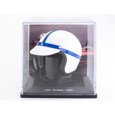 Imagem de OPO 10 - Formula 1 Helmet Compatible with Ferrari F1: John Surtees 1964-1/5 Scale - CAS26