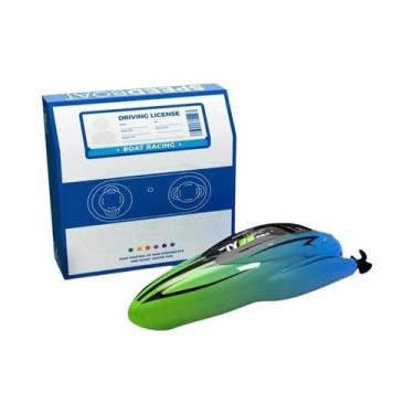 Imagem de Mini Barco RC De Alta Velocidade 24G Controle Remoto Barco Bateria Rec