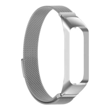 Imagem de Pulseira Metal Aço Milanesa Para Galaxy Fit 2 Fit2 Sm-r220 DM ACESSÓRIOS (PRATA)