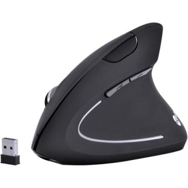 Imagem de Mouse Vertical Wireless Bluetooth Recarregável Diga Adeus às Dores no Pulso – Ideal para Trabalho, Estudos e Home Office