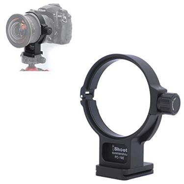 Imagem de iShoot Suporte de suporte de colar de lente, anel de montagem de tripé compatível com Nikon PC NIKKOR 19 mm f/4E ED Tilt-Shift Lens, placa de liberação rápida integrada Arca-Swiss tipo 50 mm para
