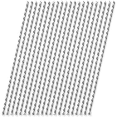 Imagem de Vareta redonda de aço inoxidável de 1 mm x 30 cm 304 130 unidades para