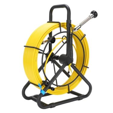 Imagem de Asixxsix Câmera de Esgoto 100 pés/30 m, Câmera de Inspeção de Tubulações à Prova D'água IP68 de 18 mm com Tela de 5 Polegadas e Luzes de LED, Câmera Endoscópio Borescópio Cobra