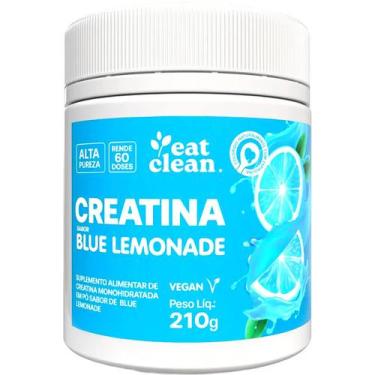 Imagem de Creatina Sabor Blue Lemonade Eat Clean 210g - Vegano