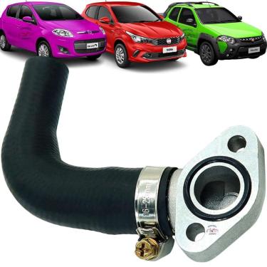 Imagem de Mangueira Flange Bomba Agua Fiat Strada Argo Siena Palio