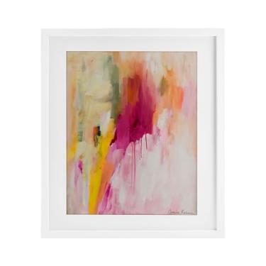 Imagem de Stupell Industries Impressão emoldurada branca fácil como Sunday Morning Design sob vidro por Amira Rahim, 21 x 17