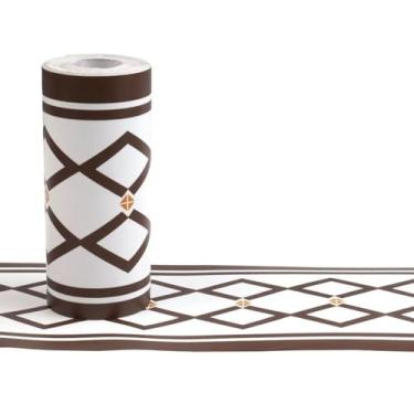 Imagem de TsoLay Adesivo autoadesivo para borda de parede adesivo adesivo de azulejos de cozinha PVC resistente à água linha de rodapé de banho