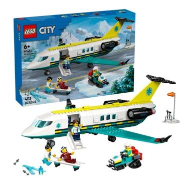 Imagem de Lego City Avião Ambulância de Emergência - 60465
