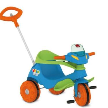 Imagem de Triciclo Bandeirante Velobaby Passeio, Azul