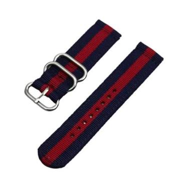 Imagem de Pulseira De Relógio Esportiva Unissex Em Nylon Trançado 18mm 20mm 22mm