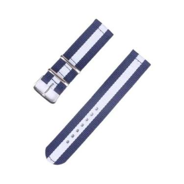 Imagem de Pulseira De Relógio Esportiva Unissex Em Nylon Trançado 18mm 20mm 22mm