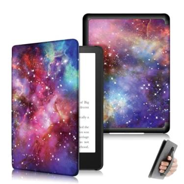 Imagem de GUKSRASO Capa para Kindle Paperwhite 12ª Geração (7") / Colorsoft Signature Edition 2024 - Feito de Material à Prova D'água, com Suspensão Automática, Alça de Mão