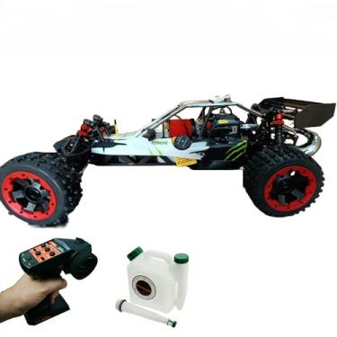 Imagem de Carro de Controle Remoto a Gasolina Baja 5b Off Road Potência 32cc Baha Buggy Combustão Rc Escala 1:5 Gigante e Potentye - no Brasil (BRANCO/PRETO/ENERGY)