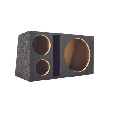 Imagem de Caixa Rlp Vazia Para 1 Alto Falante 12"+1 Driver + 1 Tweeter Acarpetada Duto Rasgado