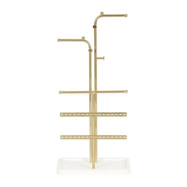 Imagem de kowaku Suporte para árvore de joias, expositor de joias, armazenamento decorativo, brincos pendurados, organizador de cartões para brincos, loja de