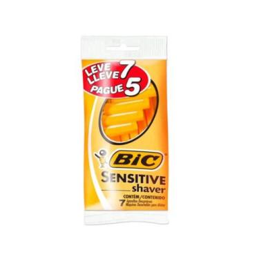 Imagem de Aparelho De Barbear Descartavel Sensitive Shaver Bic Com 7 - no-brand