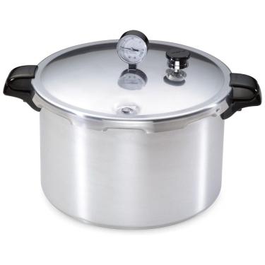 Imagem de Panela de Pressão em Alumínio 15,1L com Manômetro de Pressão, 110V 1000W, Presto 01755, Prata