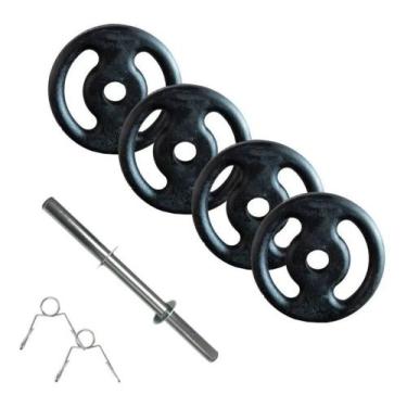 Imagem de Halter/Dumbell 12 Kg com Presilhas - 2M