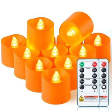 Imagem de Lamp Homemory, pacote com 24 velas LED sem chama com controle remoto