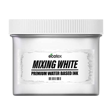 Imagem de Tinta de descarga à base de água branca de mistura Ecotex para impressão em tela Fórmula não ftalato para tecidos 227 g.