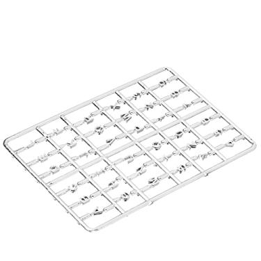 Imagem de Zhjvihx 1/12 Números de Letras para Casa de Boneca, 10x6.5cm, Móveis para Porta Frontal de Casa de Boneca, Plástico Não Tóxico para Número de para de (Prata)