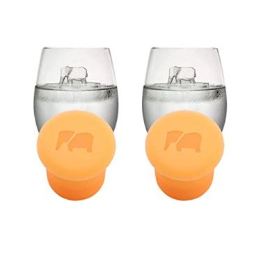 Imagem de Bandeja de cubo de gelo de elefante com tampa, molde de máquina de gelo para freezer com recipiente, para resfriar uísque, coquetéis, café, vinho, fácil liberação livre de BPA (elefante 2)