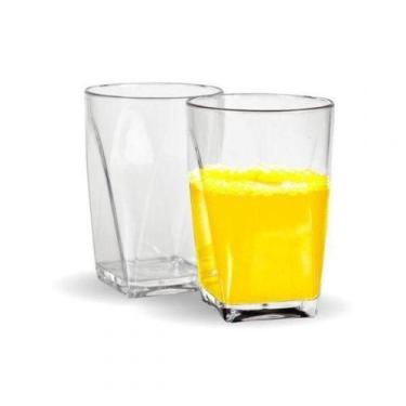 Imagem de Kit Com 12 Peças - Copos Acrílico Transparete  450ml - Erca