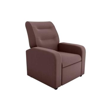 Imagem de Poltrona Do Papai Reclinável Classic Matrix Suede Marrom