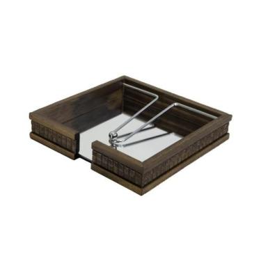 Imagem de Porta Guardanapos Exclusivo - 20x20 Coquinho - 9053 - Minha Moldura