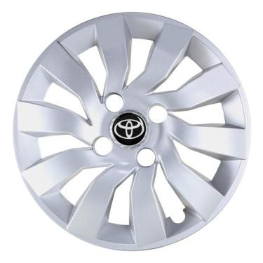 Imagem de Calota Esportiva Street 14 Prata Etios Corolla Yaris - Descontinuados 