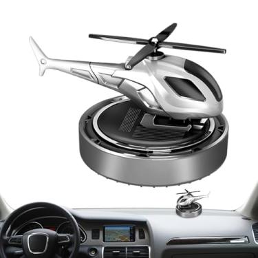 Imagem de Ambientadores automotivos | Purificador de ar com cheiro de carro com design de helicóptero | Perfume desodorizante natural para banheiro, local de trabalho, remoção de odores de animais de estimação
