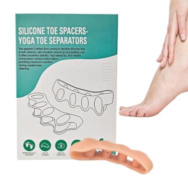 Imagem de Espaçadores de dedo de silicone - corretor de dedo do pé de silicone | Protetor de correção de sobreposição de suporte para o pé para uso diário, recuperação de mobilidade, homens, mulheres, caminhada