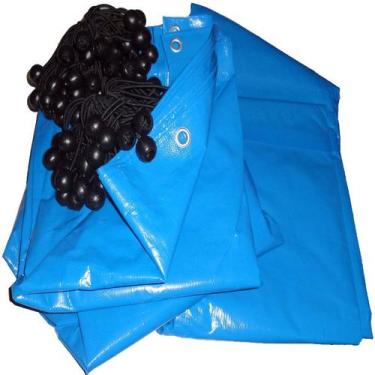 Imagem de Capa 6X4 Cobertura Básica Para Piscina Lona 300 Micra - Lonas Capa Pis