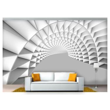 Imagem de Papel De Parede Túnel Profundo Geométrico 3D At40 - Você Decora