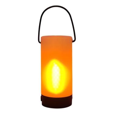 Imagem de Luzes De Chama | 3 Modos LED de Chama Decoração para Casa,Lanternas De Pilar Cintilantes Para Exterior,para Natal Jardim Pátio Quintal Porta da Frente Entrada Alpendre Passeio Quarto Acampamento Sala