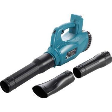 Imagem de Soprador de folhas sem fio para bateria Makita de 18 V, soprador alimentado por bateria de 180 MPH, soprador de folhas elétrico portátil de 6 velocidades para sopro de neve e cuidados com o gramado