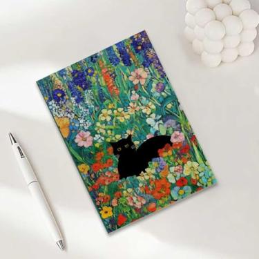 Imagem de Caderno de gato, caderno A5 para anotações de escritório, agenda de 21 x 14,7 cm, agenda de viagem, presentes para amantes de gatos-22
