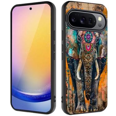 Imagem de Capa para Google Pixel 10 Pro XL, capa ultrafina de silicone líquido antiderrapante elegante, adequada para Pixel 10 Pro XL de 6,8 polegadas, elefante sagrado