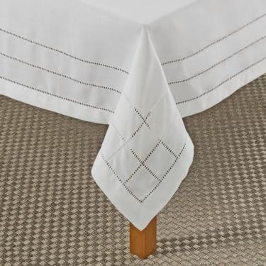 Imagem de Toalha De Mesa Retângular Branca 14 a 16 lugares Rafimex
