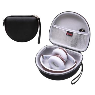 Imagem de XANAD Capa rígida para Beats Solo 4 / Beats Studio Pro/Beats Studio 3 / Beats Solo 3 / Beats Solo 2 e para fones de ouvido Bluetooth TOZO HT2 (preto externo + cinza interno)