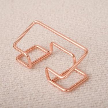 Imagem de Porta-cartões de visita para mesa, organizadores de cartões de metal fofos e acessórios de mesa de escritório para homens e mulheres