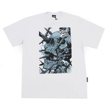 Imagem de Camiseta Santa Cruz Pace Deathtrap - Branco (Oversize)-Masculino