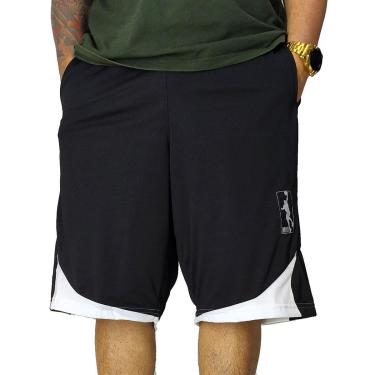Imagem de Bermuda Basquete M10 Pro Hex 2 Preto Branco-Masculino