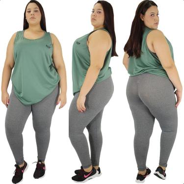 Imagem de Regata Feminina Fit Plus Size Fitness Academia-Feminino
